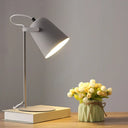 Rotating Metal Table Lamp For Modern Bedroom Night Lighting Grey