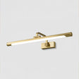 Rotating Tube Wall Vanity Light - Traditional Metal Led Bathroom Lighting Fixture Brass / 17
