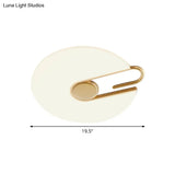 Round Flush Mount Led Bedroom Ceiling Light Fixture In White Minimalist Acrylic Design
