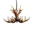 Rustic Antler Chandelier - Resin Pendant Lamp 6/8 Lights Farmhouse Style In Brown 6 /