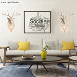 Rustic Resin Deer Wall Light With Crystal Shade - White/Beige/Yellow 1-Light Living Room Sconce Lamp