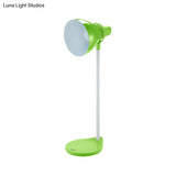 Scarlett - Bendable Reading Lamp: Horn Shade Macaron Iron Desk Light