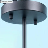 Semi Flush Industrial Ceiling Lamp With Wood Accents - 3/5-Light Metal Open Bulb Fixture For Bedroom