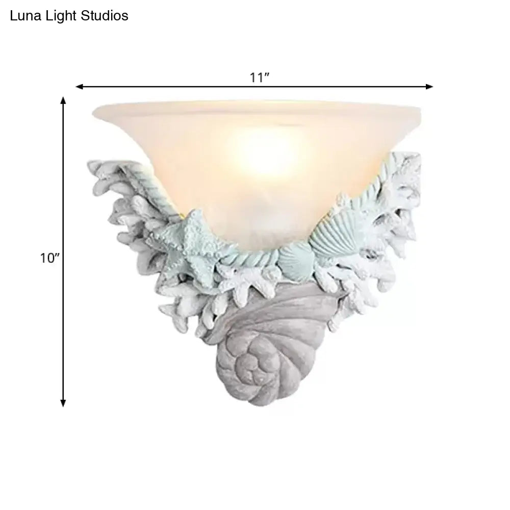 Shell Led Wall Lamp: Modern Stylish Bell Light For Baby Kid Bedroom