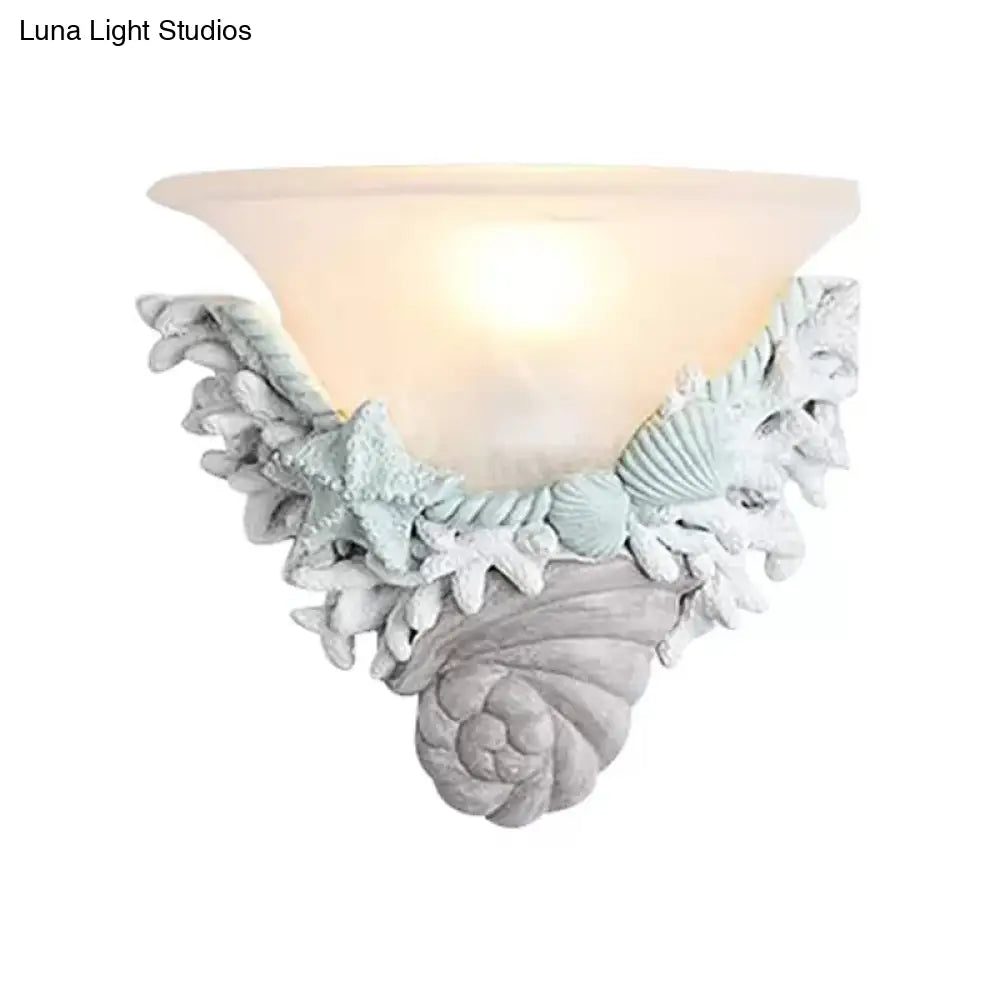 Shell Led Wall Lamp: Modern Stylish Bell Light For Baby Kid Bedroom