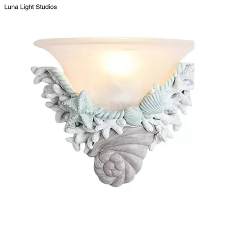 Shell Led Wall Lamp: Modern Stylish Bell Light For Baby Kid Bedroom