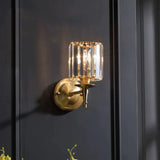 Simple Light Luxury Crystal Bedroom Copper Wall Lamp Copper Wall Lamps