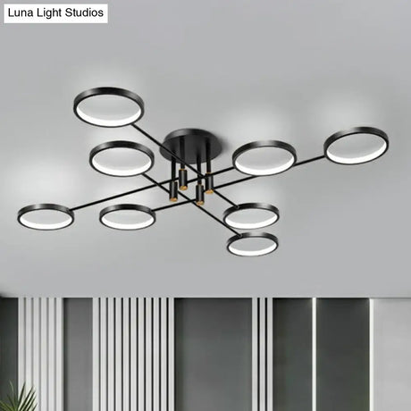 Simplicity Led Ceiling Lamp Modern Living Room Light Fixture