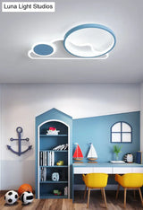 Simplicity Led Flush Ceiling Light For Bedroom And Living Room - Cloud Circle Design