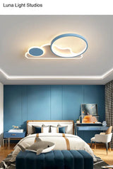 Simplicity Led Flush Ceiling Light For Bedroom And Living Room - Cloud Circle Design