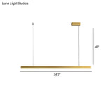 Simplicity Led Metal Pendant Lighting For Dining Room