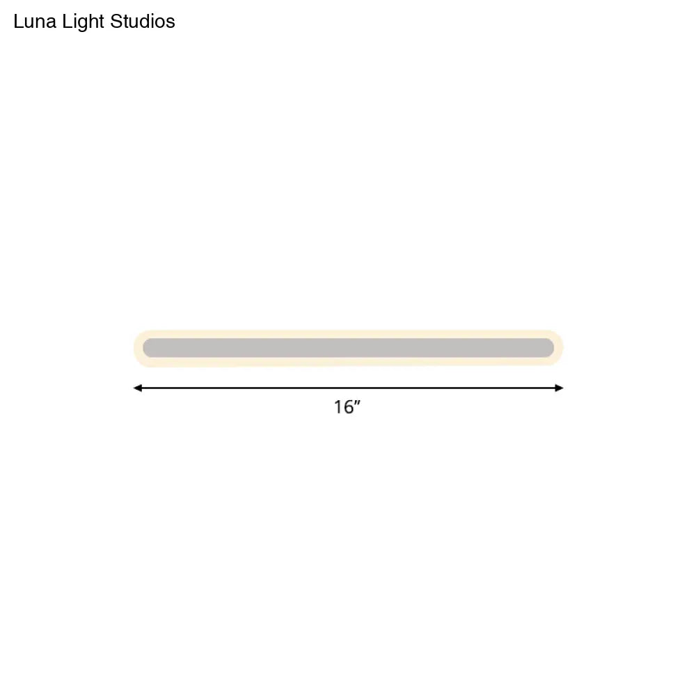 Simplicity Led White/Warm Wall Sconce Lamp - 3 Sizes Available
