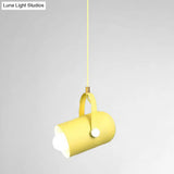 Simplicity Style Metal Pendant Light Kit For Clothes Shop With Handle Hanging Fixture