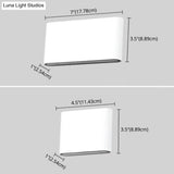 Simplicity Waterproof Sconce Light: Up And Down Lighting Wall Mount Fixture For Living Room