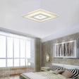Sleek 23’/31’/47’ Thin Acrylic Flush Mount Led Ceiling Lamp In Warm/White Light - White / 23’ Warm