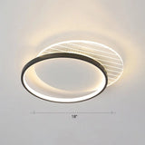 Sleek Acrylic Led Ceiling Light - Contemporary Flush Mount Lamp For Bedrooms Black / Remote Control