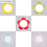 Sleek Acrylic Led Ceiling Mount Light For Kindergarten Rooms - Modern & Simple Lamp