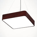 Sleek Acrylic Square Pendant Light: Modern Led Ceiling Fixture For Dining Room And More Red / Small