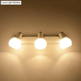 Sleek Dome Vanity Light Fixture: Opal Glass Wall Mounted Lighting