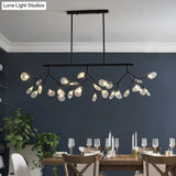 Sleek Firefly Pendant Light: Clear Glass Shade & Led Perfect For Dining Rooms Or Hanging Over An