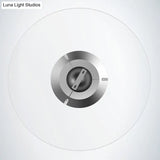 Sleek Led Clear Disc Pendant Ceiling Light For Dining Room