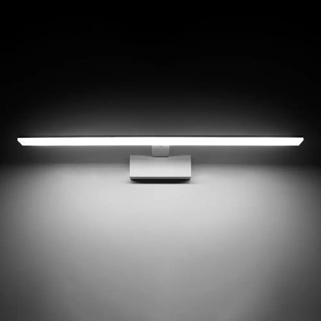 Sleek Led Vanity Lamp: Minimalist Bar Design Metal Base Acrylic Diffuser - Ideal For Bathrooms