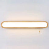 Sleek Led Wall Sconce With Acrylic Diffuser - Ideal For Hallways Beige / 25.5