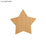 Sleek Led Wood Wall Light For Hallway & Kitchen - Slim Contemporary Design