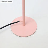Sleek Macaron Umbrella Desk Lamp For Childs Bedroom