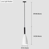Sleek Metal Bottle Pendant Ceiling Light For Dining Room