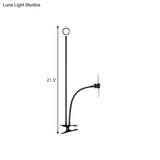 Sleek Metal Round Usb Mirror Lamp With Portable Led Fill Lighting And Flexible Arm Simplicity