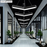 Sleek Metal V - Shaped Led Flush Mount Ceiling Light For Reception Room
