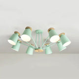 Sleek Nordic Metal Pendant Light With Rotatable Bucket Shade - Ideal For Living Room Ambiance 8 /