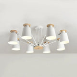 Sleek Nordic Metal Pendant Light With Rotatable Bucket Shade - Ideal For Living Room Ambiance 8 /