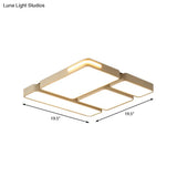 Sleek Rectangular Led Ceiling Light - Acrylic Slim Design In Black/White Ideal For Study Room