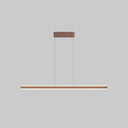Sleek Triangle Island Light: Aluminum Led Hanging Lamp For Restaurants Coffee / 35.5 Natural