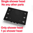 Smart Remote LED Shower Head Set 20x14inch Panel Faucet System Lateral Jet Thermostatic Mixer Valve Button Switch Hand