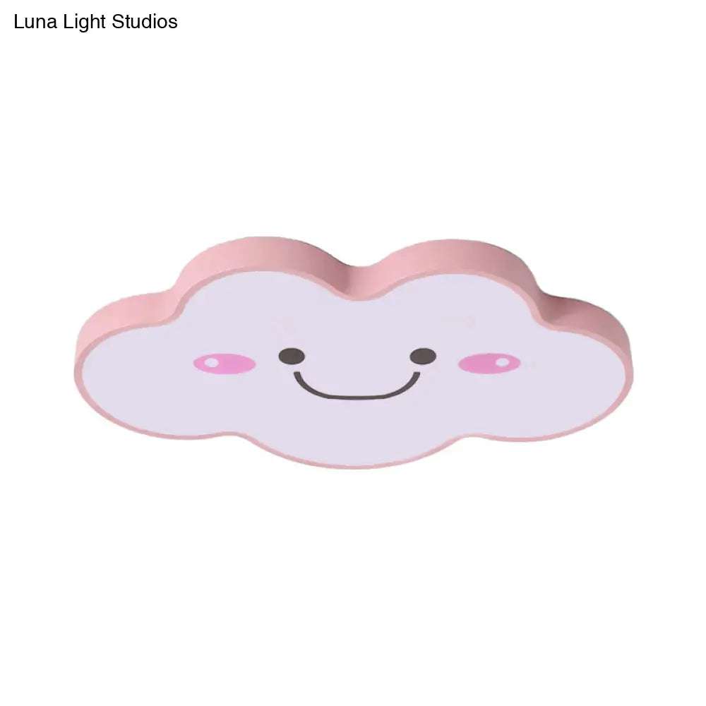Smiling Cloud Ceiling Light - Children’s Nordic Style Acrylic Fixture