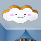 Smiling Cloud Ceiling Light - Childrens Nordic Style Acrylic Fixture