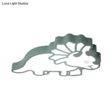 Spinosaurus Led Ceiling Light: Modern Acrylic Lamp For Child’s Bedroom