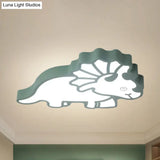 Spinosaurus Led Ceiling Light: Modern Acrylic Lamp For Child’s Bedroom