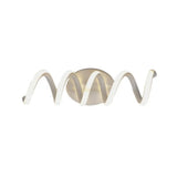 Spiral Led Vanity Light For Modern Bathroom | Wall Mounted Mirror In Warm/White/Natural 13/18.5/22.5