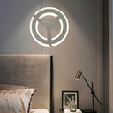 Sporty Kung Fu Kids Wall Light In White Finish / Right