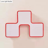 Square Acrylic Flush Mount Ceiling Light For Kindergarten And Nursing Room With Modern Style