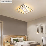 Square Nordic Flush Mount Light With Integrated Led And Warm/White Options 16 - 35.5’ Widths