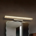 Stainless Steel Led Vanity Sconce With Acrylic Shade Warm/White Light 3 Sizes Available