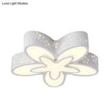 Starfish Shaped Kindergarten Ceiling Light - Acrylic Flush Mount Cartoon Fixture