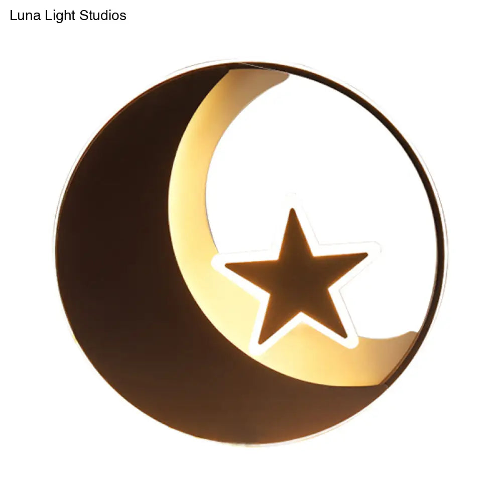 Starry Black Led Ceiling Light For Kids’ Bedrooms