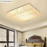Stylish Acrylic Led Ceiling Mount Light For Hotels And Offices In White