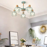 Stylish Macaron Ceiling Pendant: Metal Hanging Light For Nurseries 5 / Blue